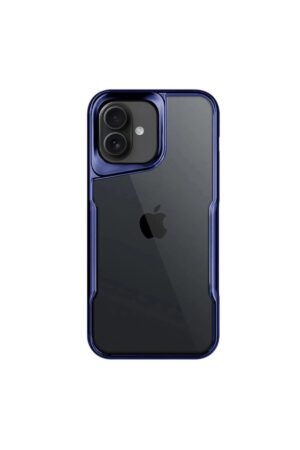 iPhone 16 Kılıf Boyi Silikon Kapak - Lacivert-(5796)