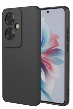 Oppo Reno 11F Kılıf First Silikon - Siyah-(5796)