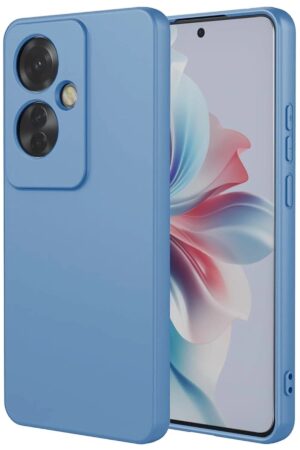 Oppo Reno 11F Kılıf First Silikon - Mavi-(5796)