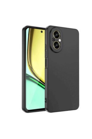 Realme 12 Lite Kılıf First Silikon - Siyah-(5796)