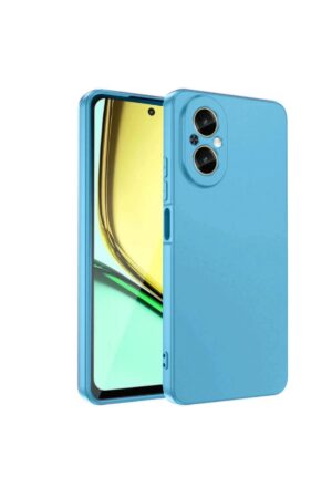 Realme 12 Lite Kılıf First Silikon - Mavi-(5796)