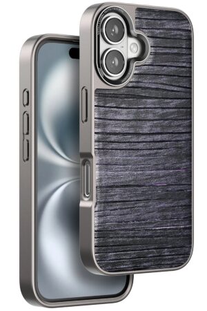 iPhone 16 Wave Kapak - Derin Mor-(5796)