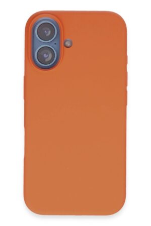 iPhone 16 Home Magsafe Kapak - Turuncu-(5796)