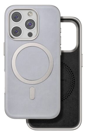 iPhone 16 Pro Puskas Magsafe Kapak - Titan Gri-(5796)