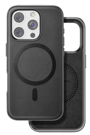 iPhone 16 Pro Max Puskas Magsafe Kapak - Siyah-(5796)