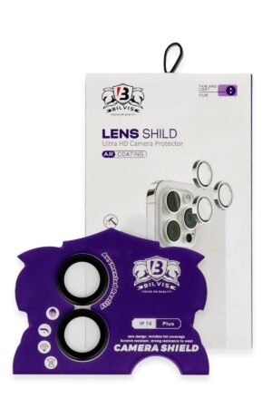 iPhone 16 Bilvis Titan Kamera Lens - Siyah-(5796)