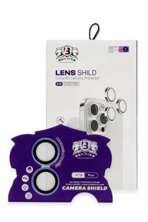 iPhone 16 Bilvis Titan Kamera Lens - Mavi-(5796)