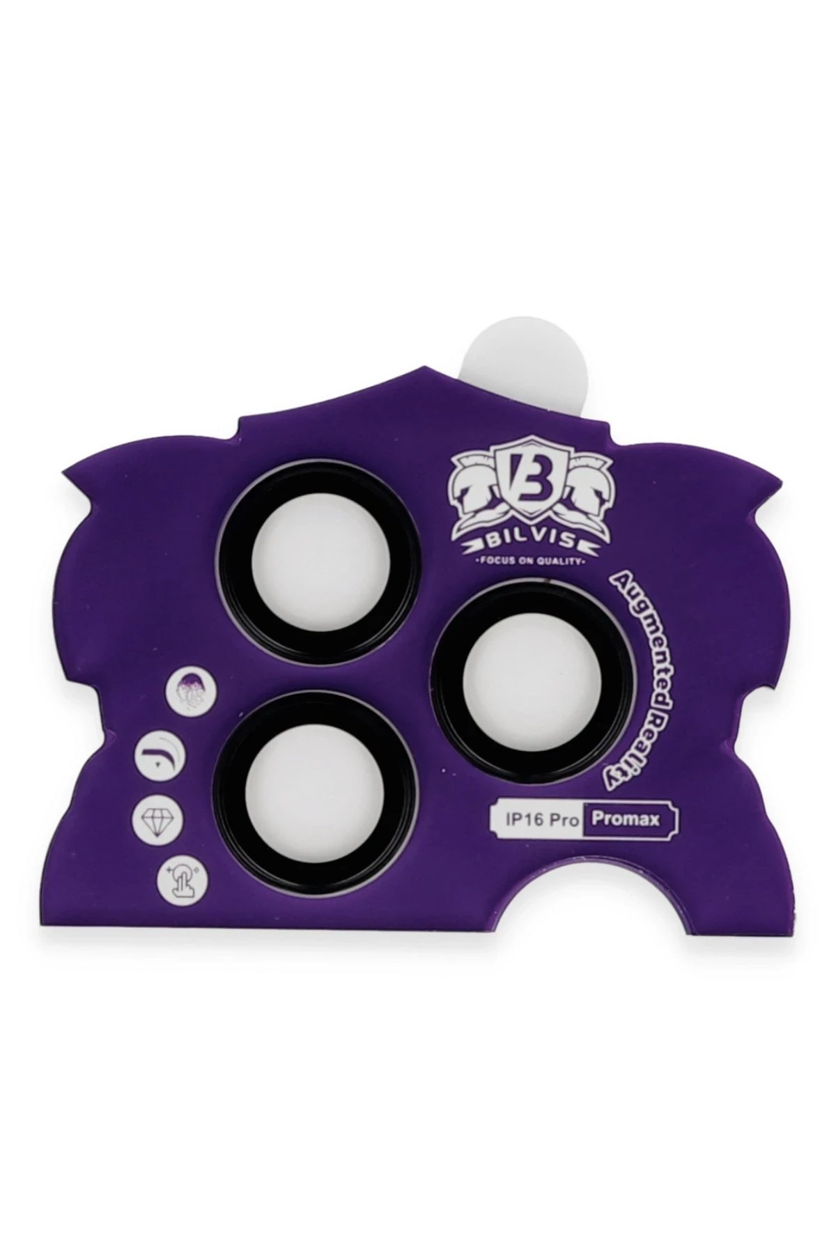 iPhone 16 Pro Max Bilvis Titan Kamera Lens - Siyah-(5796) - Görsel 2