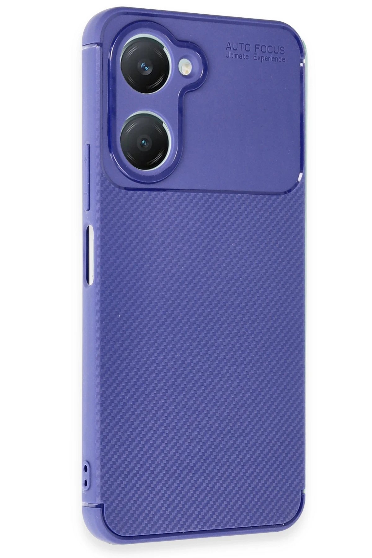 Vivo Y18 Kılıf Auto Focus Karbon Kapak - Lacivert-(5796) - Görsel 2