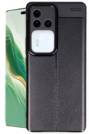 Vivo V30 5G Kılıf Auto Focus Kapak - Siyah-(5796)