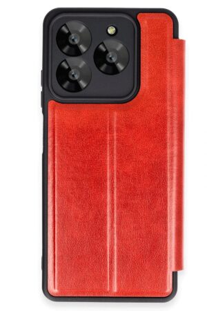 General Mobile Era 30 Kılıf Flip Cover - Kırmızı-(5796)