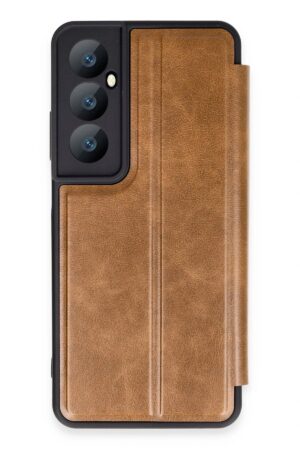Realme C65 Kılıf Flip Cover - Taba-(5796)