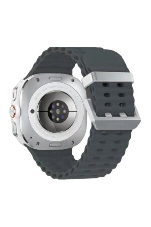 Watch 7 Ultra KR417 Rug Silikon Kordon - Koyu Gri-(5796)