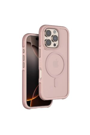 iPhone 16 Pro Max Orbit Magsafe Kapak - Rose Gold-(5796)