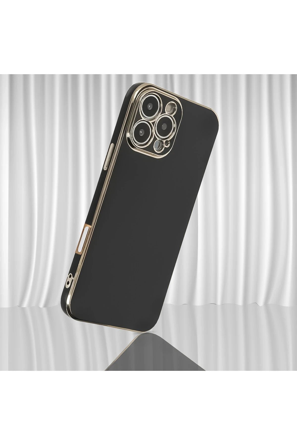 iPhone 16 Pro Kılıf Volet Silikon - Kırmızı-(5796) - Görsel 2