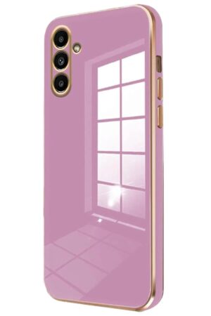 Samsung Galaxy M15 Kılıf Volet Silikon - Mor-(5796)