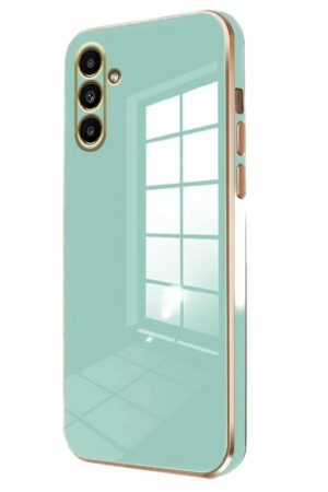 Samsung Galaxy M15 Kılıf Volet Silikon - Açık Yeşil-(5796)