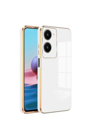 Vivo Y18 Kılıf Volet Silikon - Beyaz-(5796)