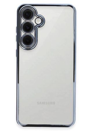 Samsung Galaxy S24 FE Kılıf Lensli Silikon - Lacivert-(5796)