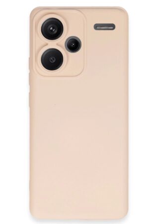 Xiaomi Redmi Note 13 Pro Plus Kılıf Nano içi Kadife Silikon - Pudra-(5796)
