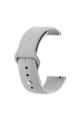 Huawei GT4 41mm 18mm Klasik Kordon - Açık Gri-(5796)