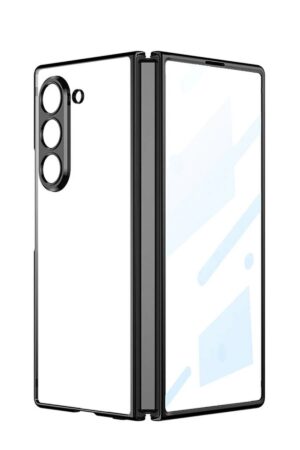 Samsung Galaxy Z Fold 5 Kılıf Fold Element Kapak - Siyah-(5796)