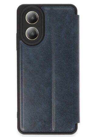 Oppo A38 Kılıf Flip Cover - Lacivert-(5796)