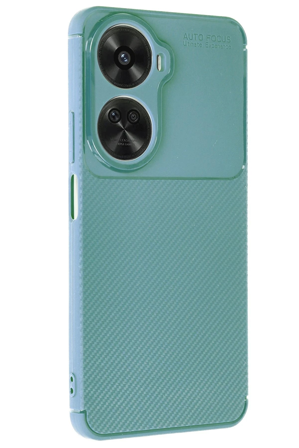 Huawei Nova 12 SE Kılıf Auto Focus Karbon Kapak - Koyu Yeşil-(5796) - Görsel 2