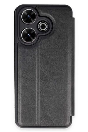 Xiaomi Redmi 13 4G Kılıf Flip Cover - Siyah-(5796)