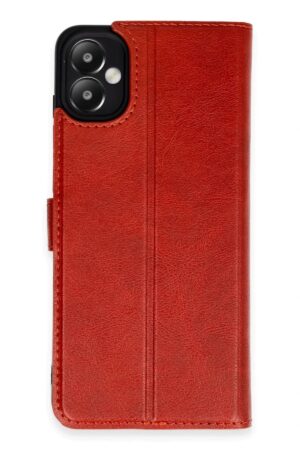 Samsung Galaxy A05 Kılıf Trend S Plus Kapaklı Kılıf - Kırmızı-(5796)