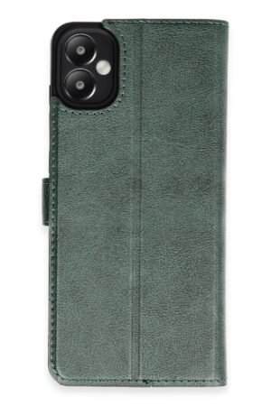 Samsung Galaxy A05 Kılıf Trend S Plus Kapaklı Kılıf - Yeşil-(5796)