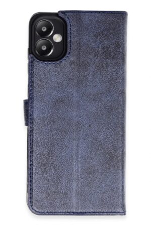 Samsung Galaxy A05 Kılıf Trend S Plus Kapaklı Kılıf - Lacivert-(5796)