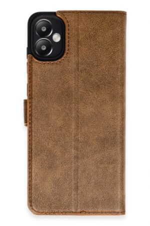 Samsung Galaxy A05 Kılıf Trend S Plus Kapaklı Kılıf - Taba-(5796)