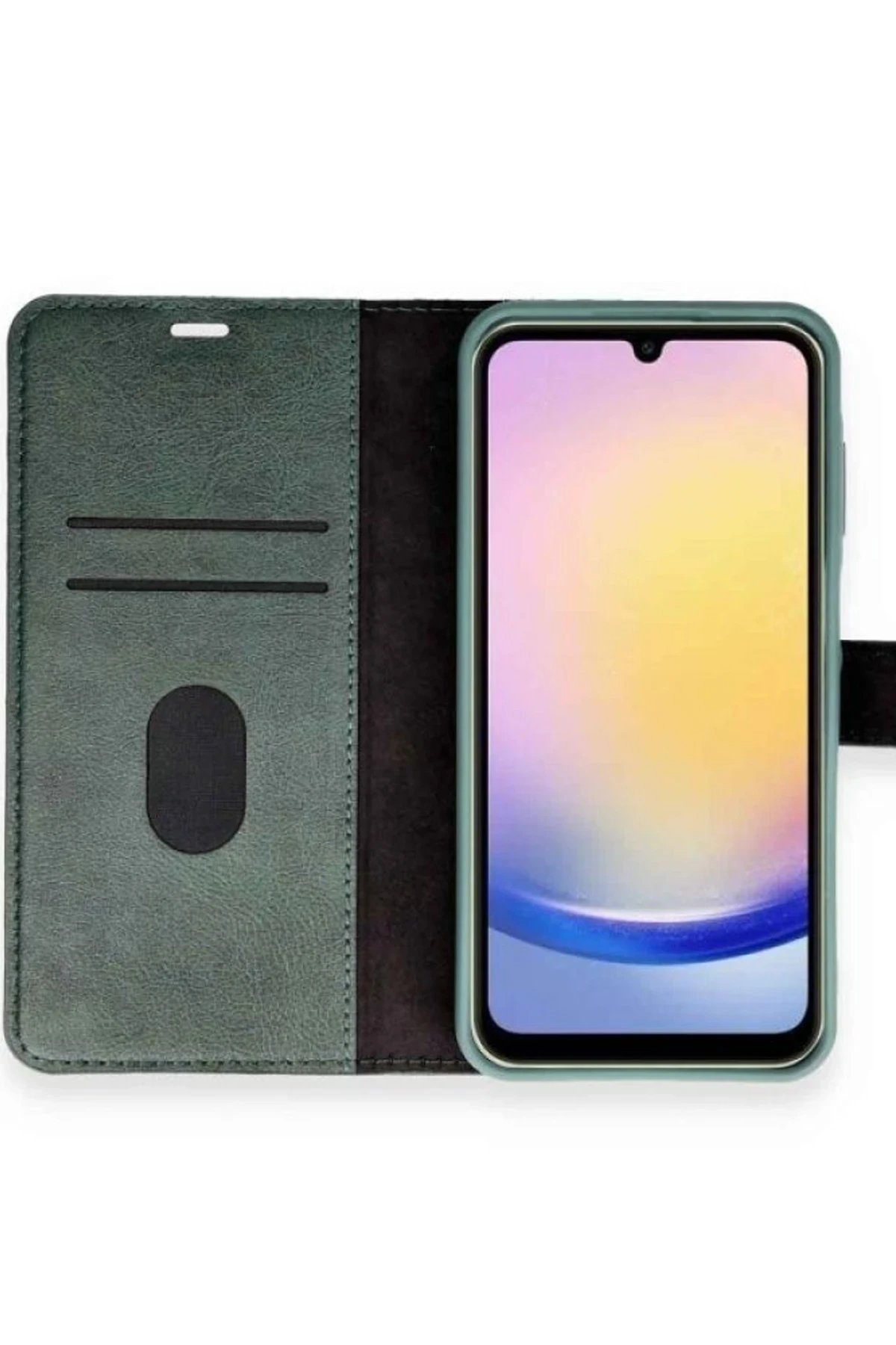 Samsung Galaxy A05S Kılıf Trend S Plus Kapaklı Kılıf - Taba-(5796) - Görsel 4