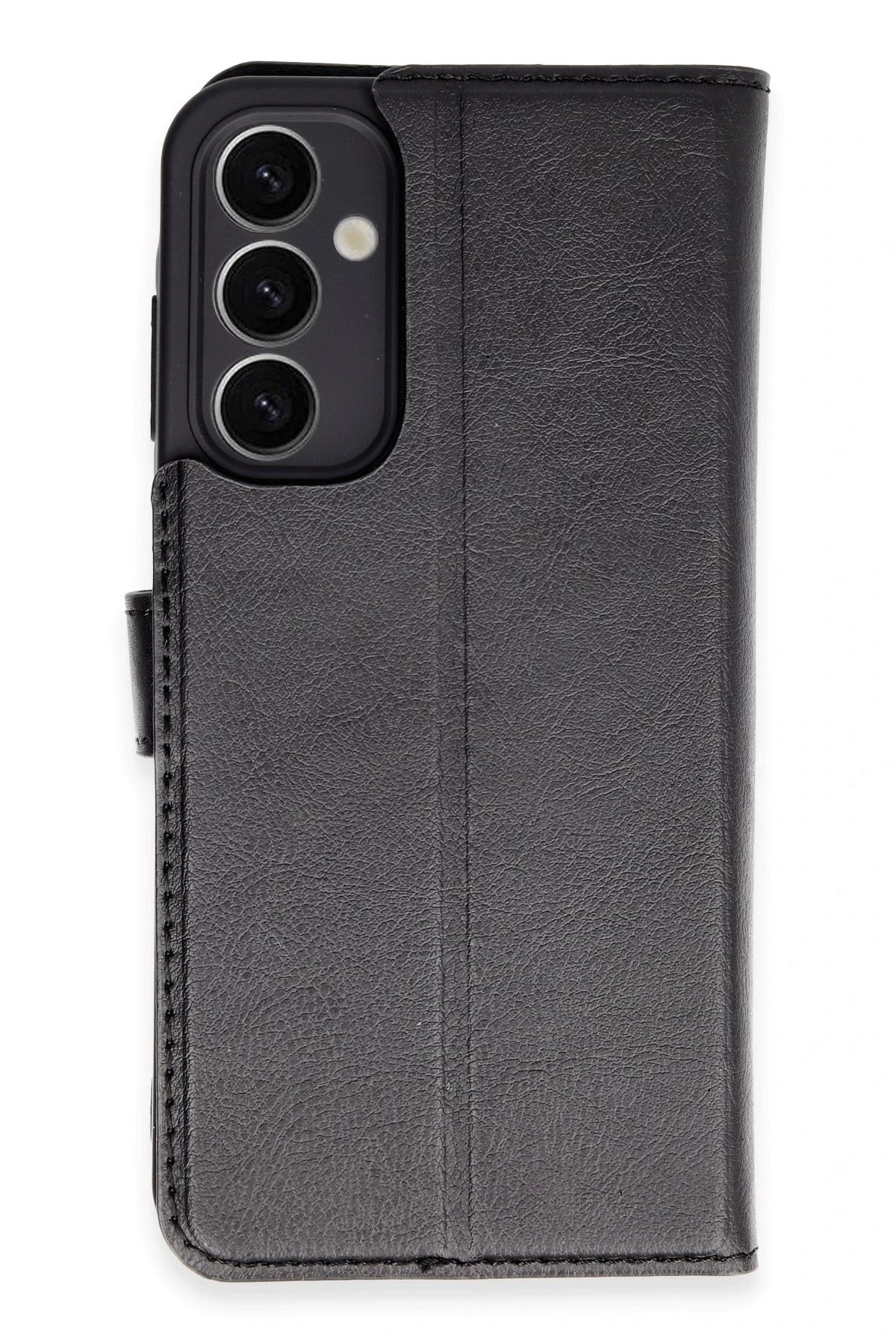 Samsung Galaxy A25 5G Kılıf Trend S Plus Kapaklı Kılıf - Siyah-(5796)