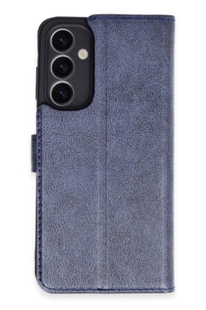 Samsung Galaxy A25 5G Kılıf Trend S Plus Kapaklı Kılıf - Lacivert-(5796)