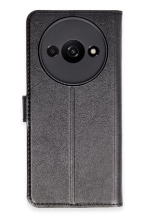 Xiaomi Redmi A3 4G Kılıf Trend S Plus Kapaklı Kılıf - Siyah-(5796)