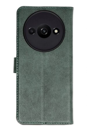 Xiaomi Redmi A3 4G Kılıf Trend S Plus Kapaklı Kılıf - Yeşil-(5796)