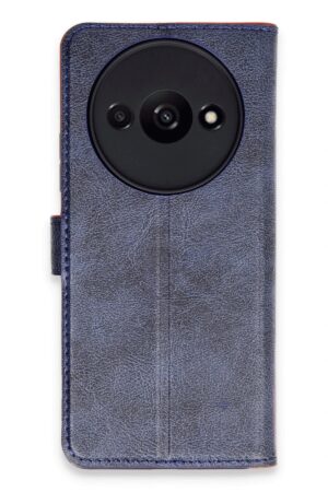 Xiaomi Redmi A3 4G Kılıf Trend S Plus Kapaklı Kılıf - Lacivert-(5796)