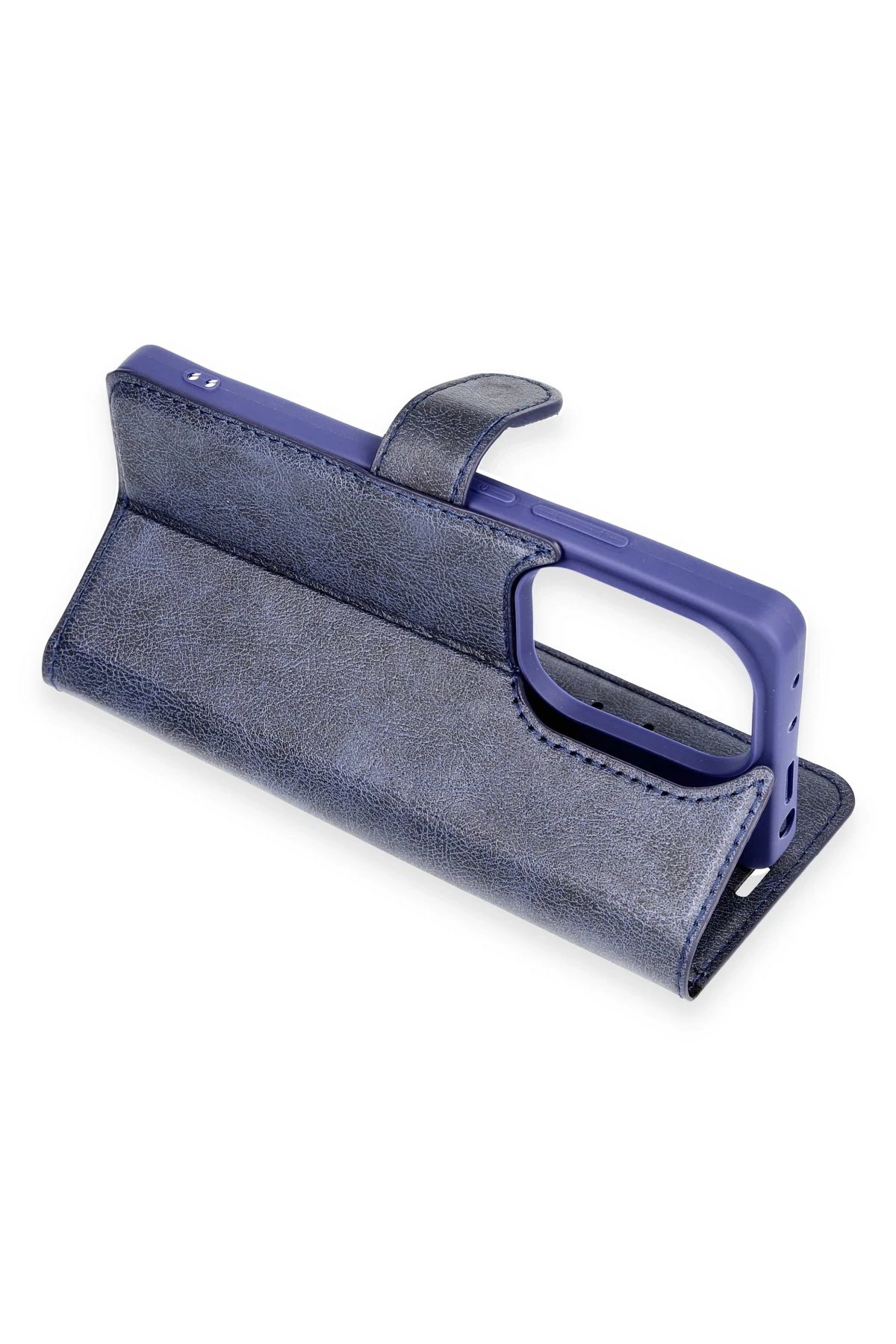 Xiaomi Redmi Note 13 Pro 4G Kılıf Trend S Plus Kapaklı Kılıf - Kırmızı-(5796) - Görsel 4