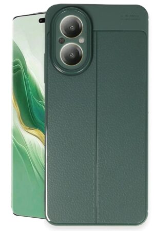 Realme 12 Lite Kılıf Auto Focus Kapak - Koyu Yeşil-(5796)