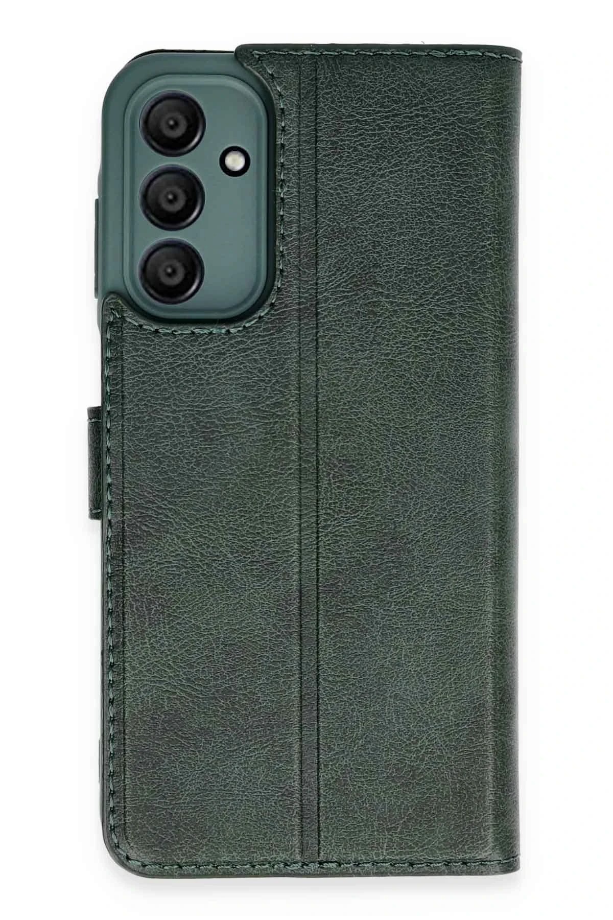 Samsung Galaxy A35 5G Kılıf Trend S Plus Kapaklı Kılıf - Yeşil-(5796)