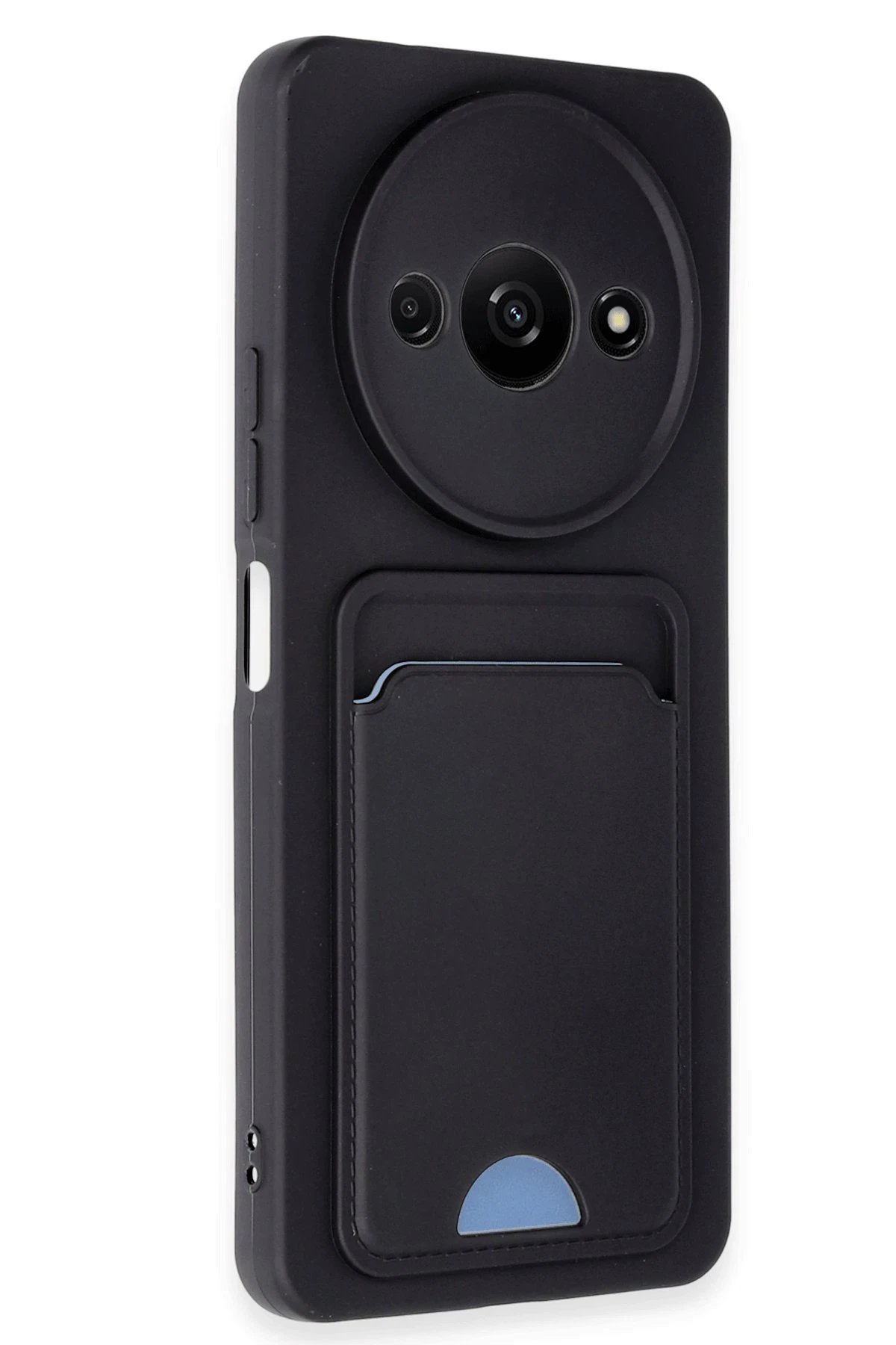 Xiaomi Redmi A3 4G Kılıf Kelvin Kartvizitli Silikon - Siyah-(5796) - Görsel 2