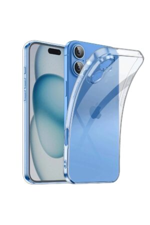 iPhone 16 Kılıf Lüx Şeffaf Silikon-(5796)