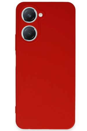 Vivo Y18 Kılıf First Silikon - Kırmızı-(5796)