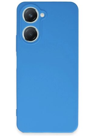 Vivo Y18 Kılıf First Silikon - Mavi-(5796)