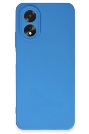 Oppo A38 Kılıf First Silikon - Mavi-(5796)