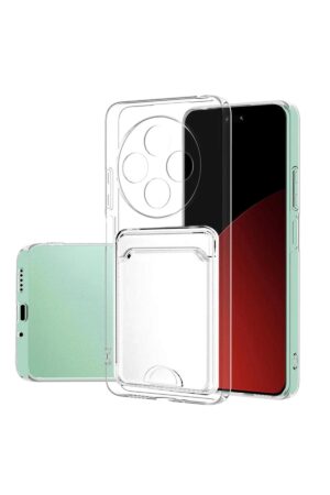 Xiaomi Redmi 14C Kılıf Kart Şeffaf Silikon - Şeffaf-(5796)