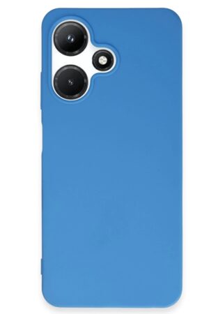 İnfinix Hot 30i Kılıf First Silikon - Mavi-(5796)