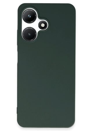 İnfinix Hot 30i Kılıf First Silikon - Koyu Yeşil-(5796)